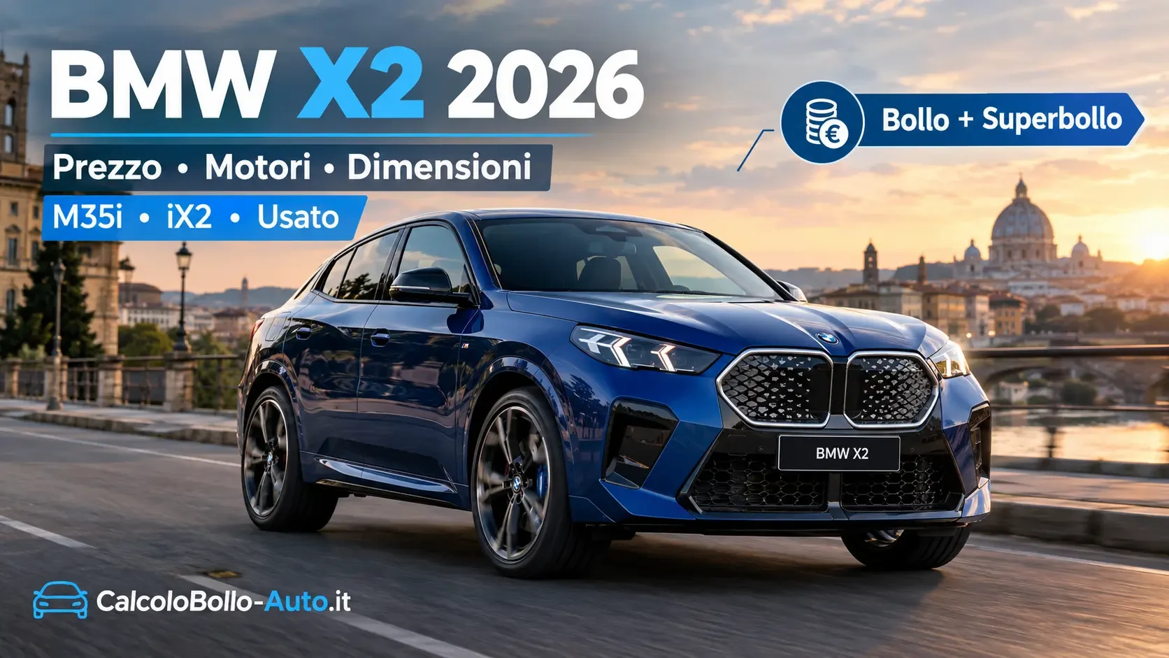 BMW X2 2026: Prezzo, Dimensioni e Bollo Auto