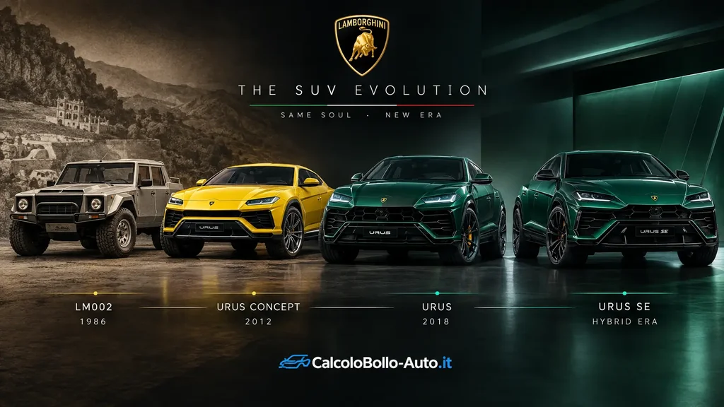 Lamborghini LM002, Urus concept e Urus SE, evoluzione storica