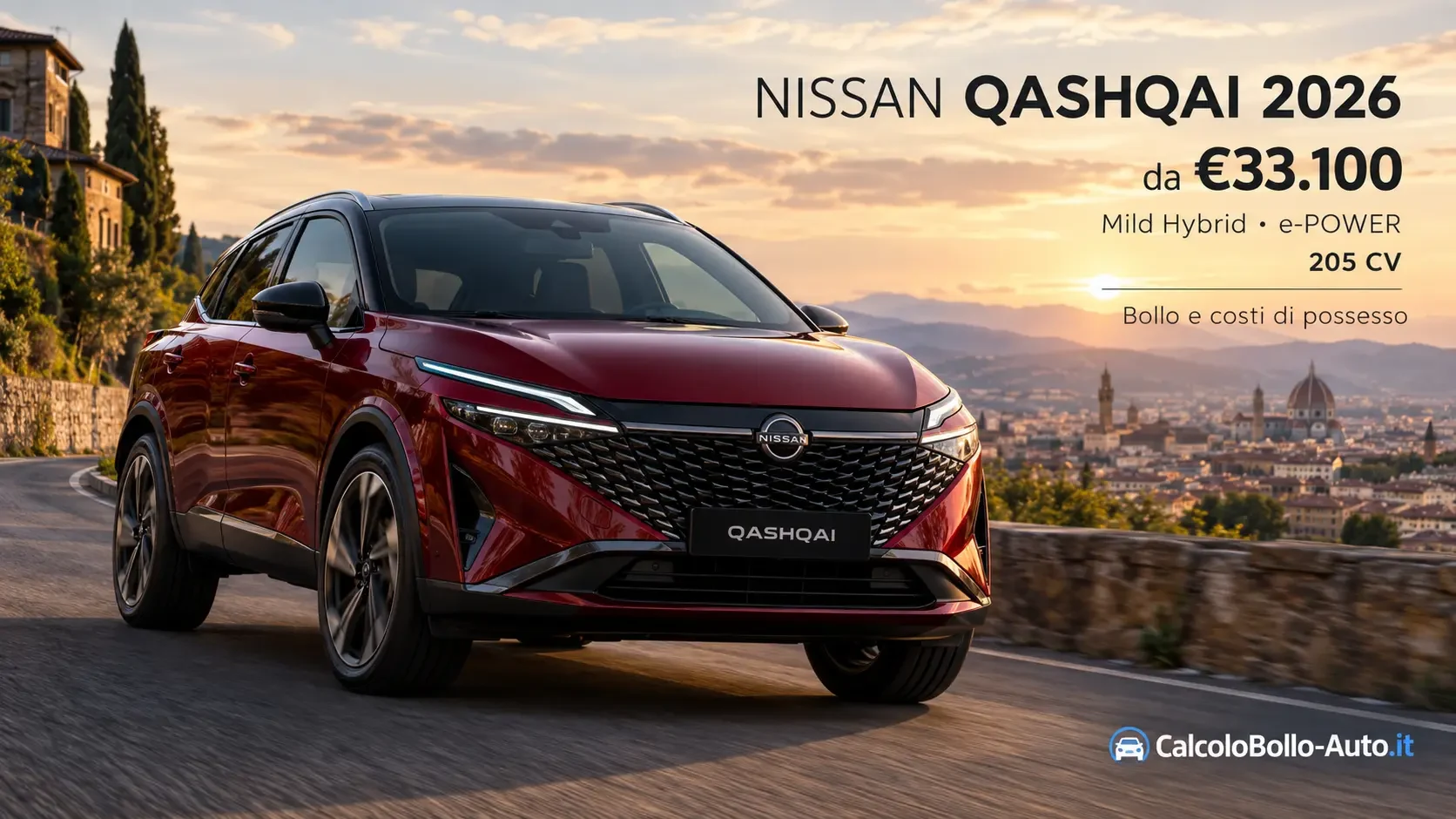 Nissan Qashqai 2026: Prezzo, Dimensioni, Motori e Bollo