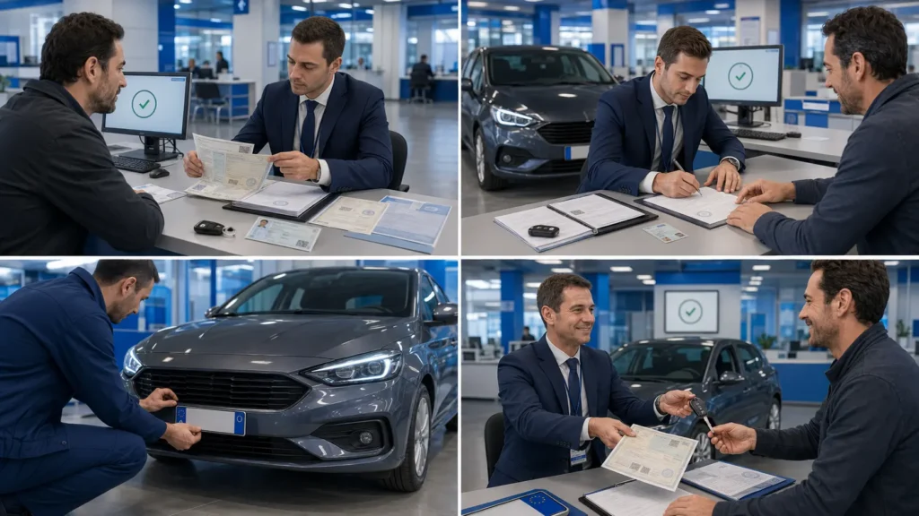 Processo di prima immatricolazione auto 2026